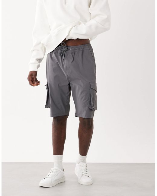Threadbare – cargo-shorts in White für Herren
