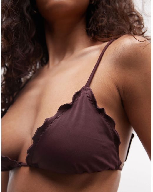 Haut Weekday en coloris Brown
