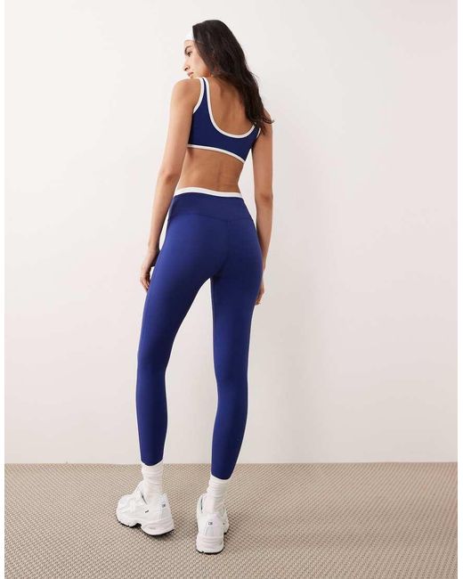 Abercrombie & Fitch Blue Ypb 7/8 Leggings Co-Ord