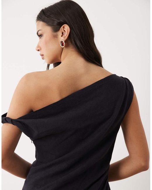 Tala Black Resort Soft Linen Top
