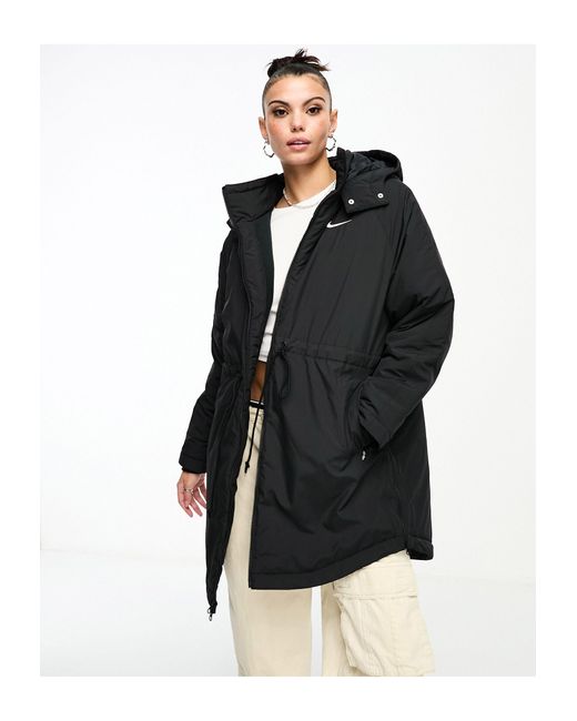 Essential - veste style trench-coat Nike en coloris Black