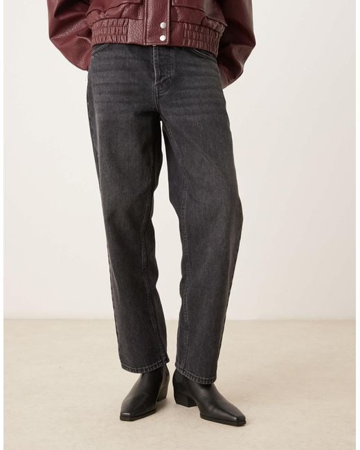 Mango Black – leder-ankle-boots