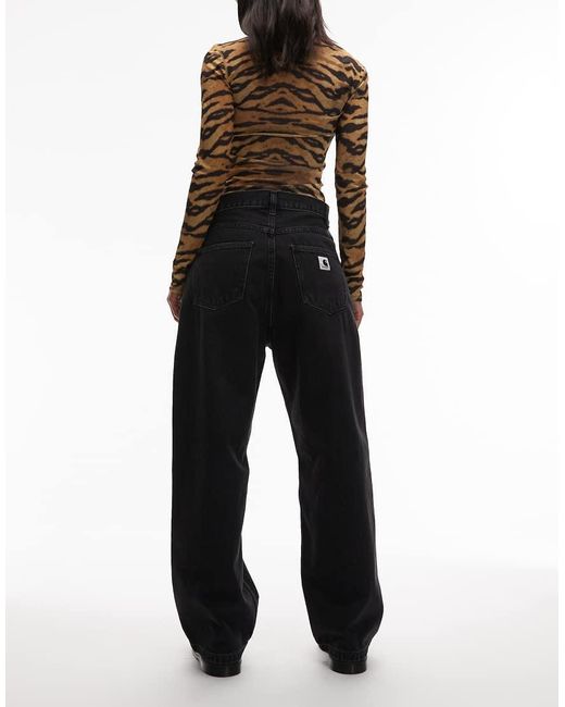 Carhartt Black Brandon Loose Straight Fit Jeans