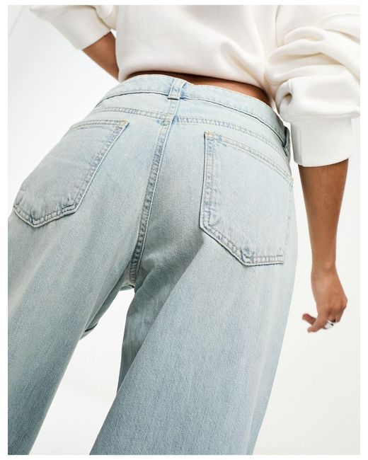 Bershka Blue – jeans mit superweitem schnitt