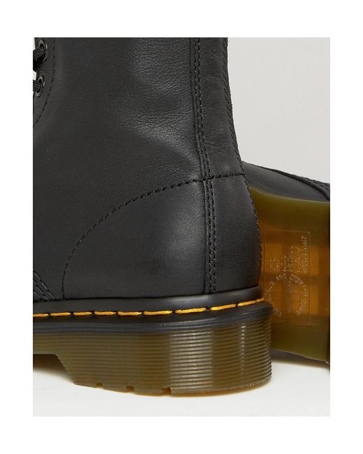 black pascal 8 eye boot boots