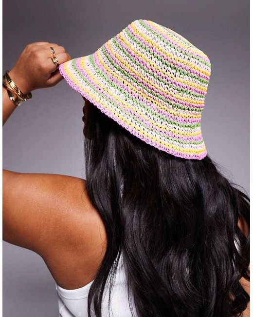 South Beach Black Crochet Bucket Hat