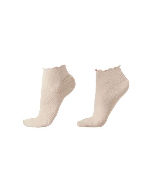 Calzedonia Natural Ribbed Socks