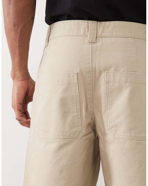 Threadbare Natural baggy Fit Shorts for men