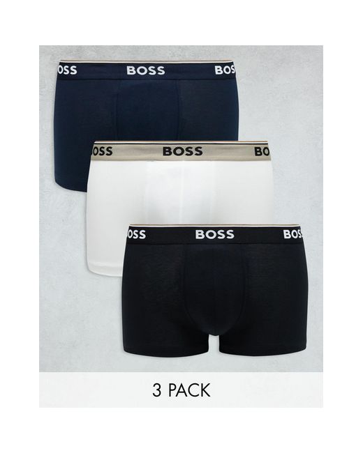 Boss Blue 3 Pack Power Trunk for men