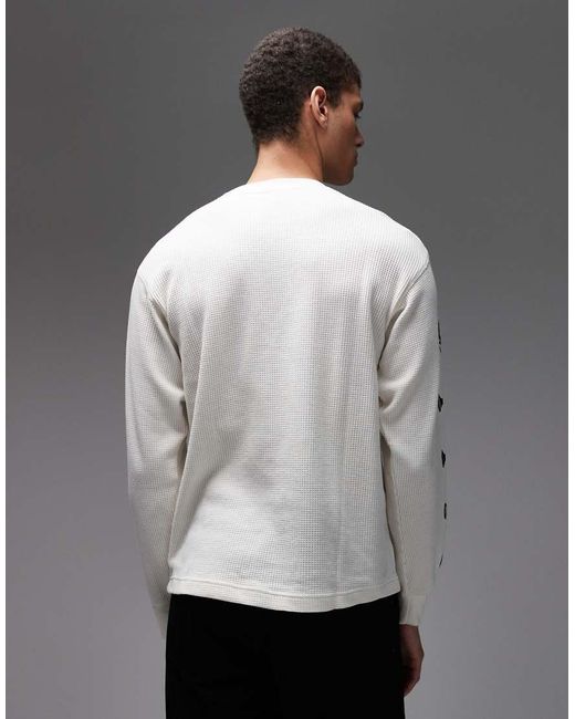 Obey Gray Ears Long Sleeve Thermal T-shirt for men