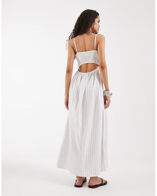 Vero Moda White Cami Midi Dress