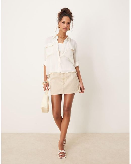 Aware Natural Utility Shirt With Pockets