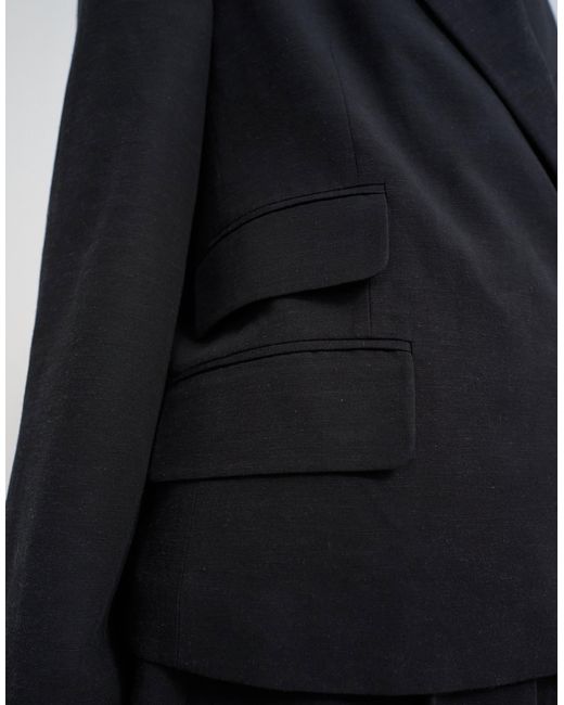 TOPSHOP Black Multipocket Blazer
