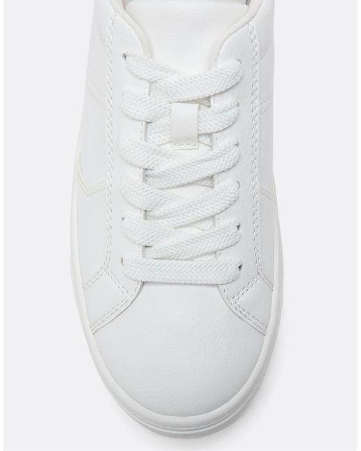 Stradivarius White – legere sneaker