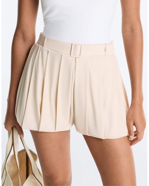 Oysho White Light Touch Bloomer Shorts