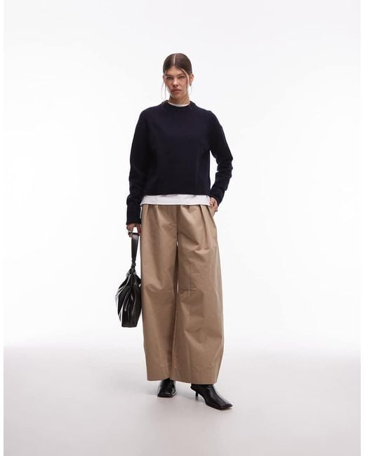 ARKET Blue Wool Crew Neck Sweater