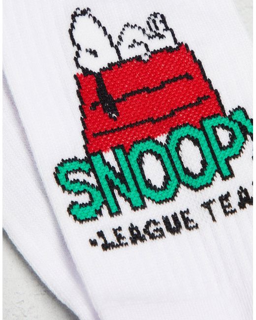 ASOS White Snoopy Doghouse Socks for men