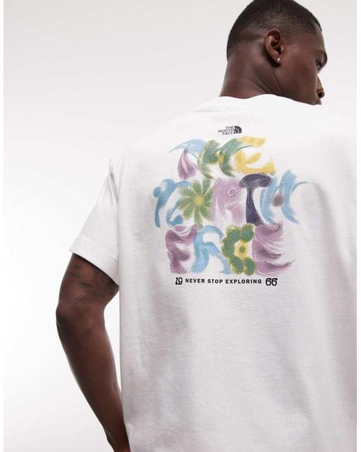 The North Face White 1966 Backprint Relaxed T-shirt for men