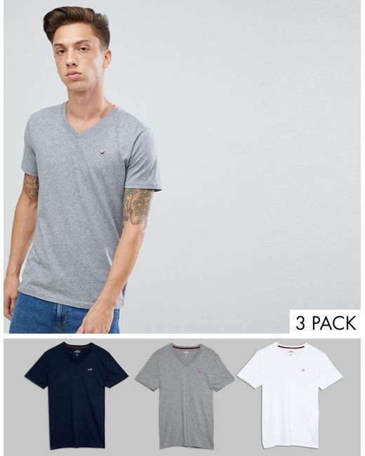 hollister v neck tee