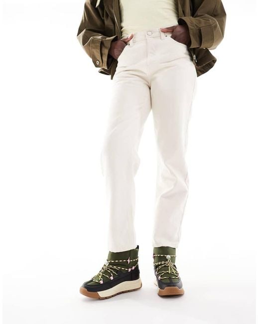 Sorel White Whitney Iii Slip-On Winter Boots