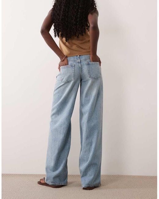 Mango Blue Teen Barrel Jean