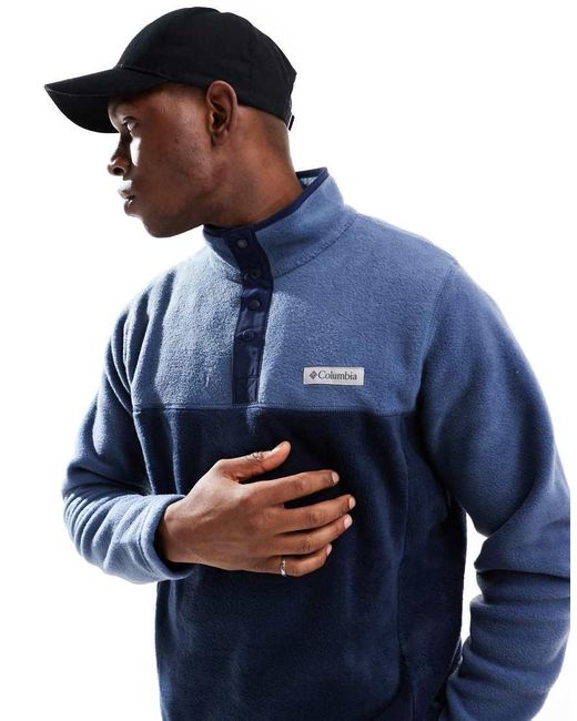 Columbia Blue Steens Mountain Half Snap Ii for men