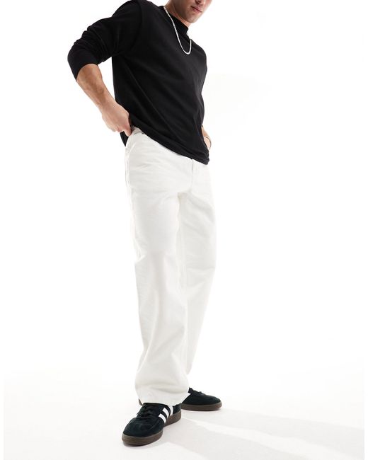 Simple - pantaloni bianchi di Carhartt in White da Uomo