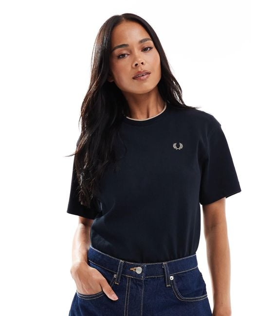 Fred Perry Blue Tipped Pique T-shirt
