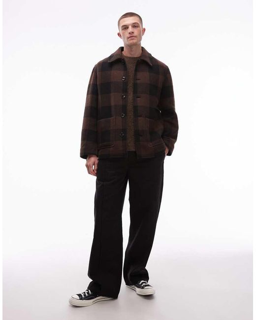 Tommy Hilfiger Black Short Wool Jacket for men