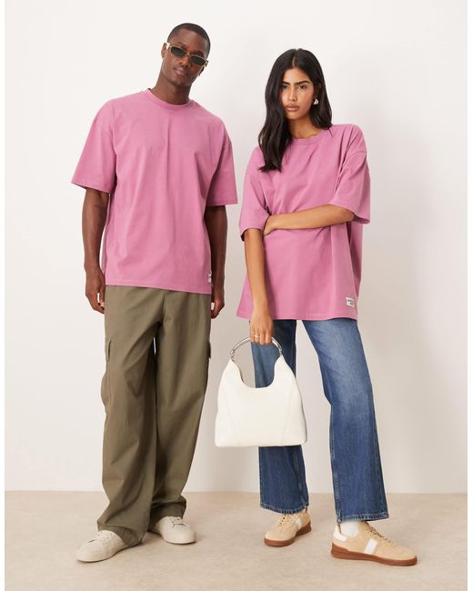 Disney pixar - t-shirt oversize à imprimé zigzag ASOS en coloris Pink