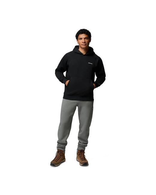 Columbia Black Dry Creek Heavyweight Hoodie for men