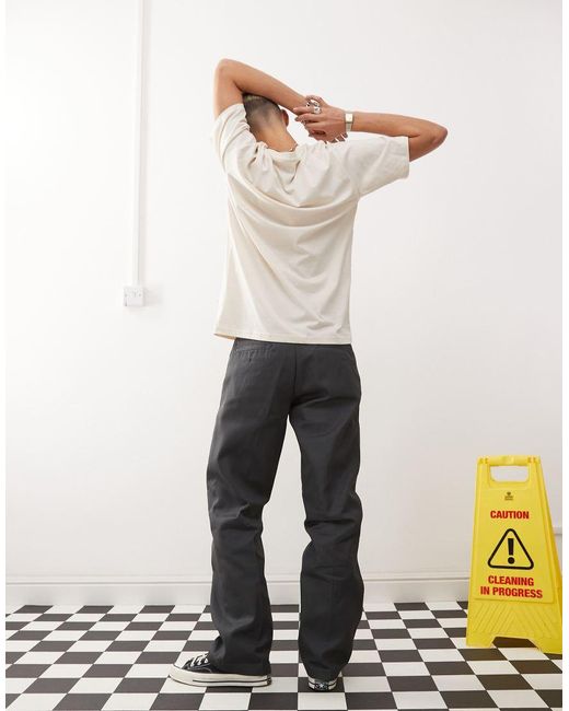 Dickies White 874 Straight Fit Unisex Work Chino Trousers