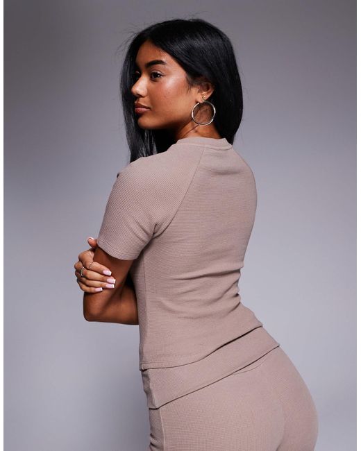 ASOS Brown Weekend Collective Baby Tee