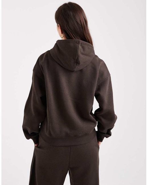 ONLY Brown Hoodie Co-ord