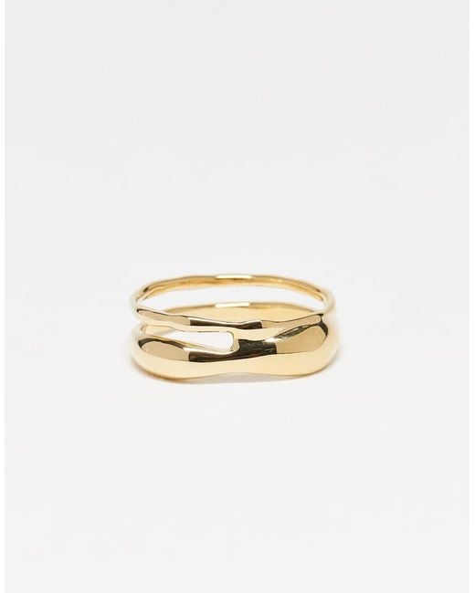& Other Stories Meerlaagse Ring in het Metallic