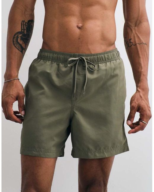 Jack & Jones Natural Mid Length Swim Shorts for men