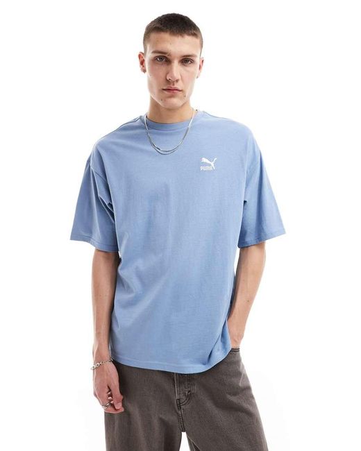 PUMA Blue Classics Oversized T-Shirt for men