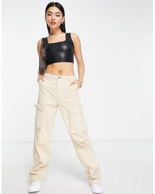 Commando Black Faux Leather Crop Top