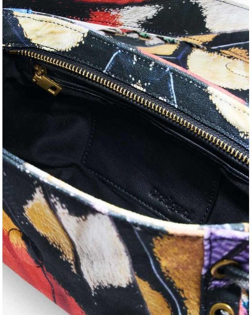 Desigual Red Medium Printed Bag