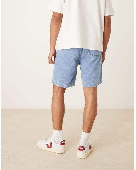 Calvin Klein Blue Relaxed Pull-on Shorts for men