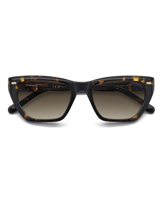 Carrera Brown Rectangular Sunglasses With Lenses