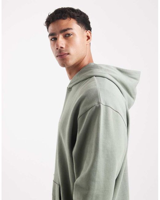 ASOS Gray Hoodie With Celestial Print for men