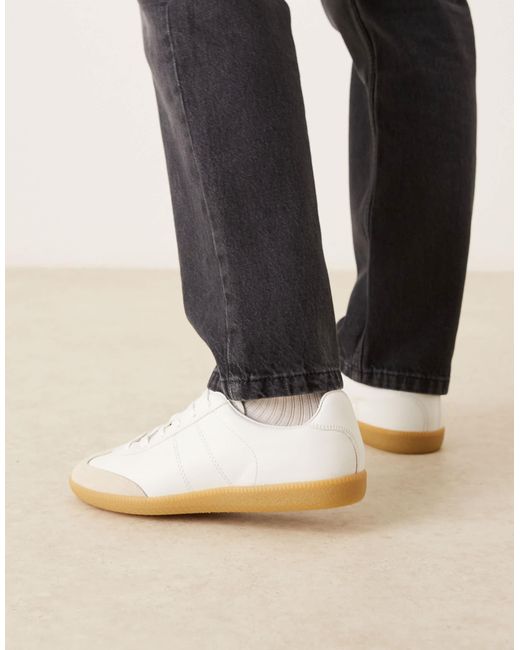 ARKET – sneaker aus hochwertigem leder in Black für Herren