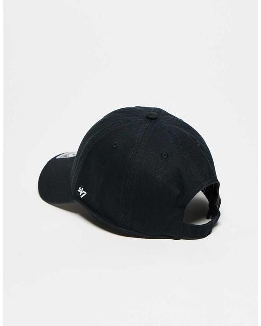 '47 Black Ny Yankees Clean Up Baseball Cap