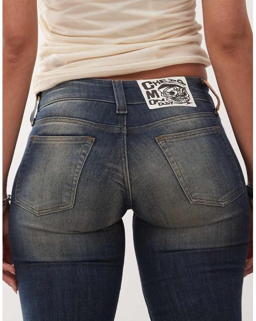 Cheap Monday Multicolor Flare Low Stretch Jeans