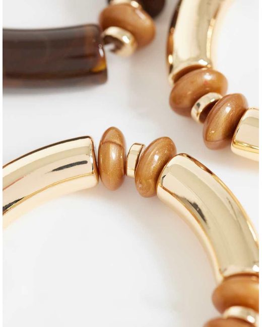 ASOS White Pack Of 3 Stacking Bangles