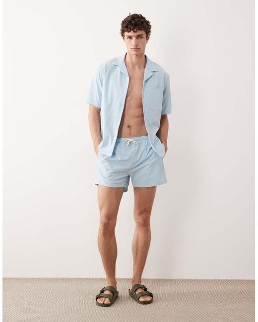 Free Society Blue Swimshort for men
