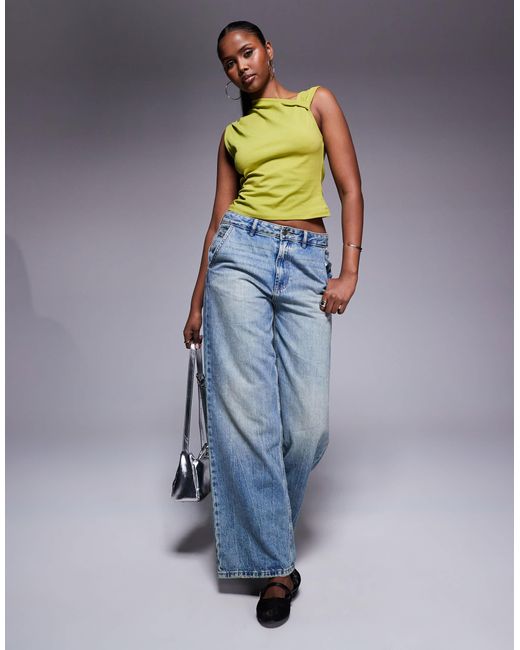 ASOS Green – figurbetontes oberteil