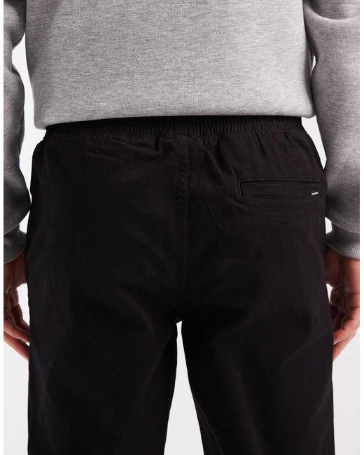 Jack & Jones Gray Drawstring Waist Chino for men