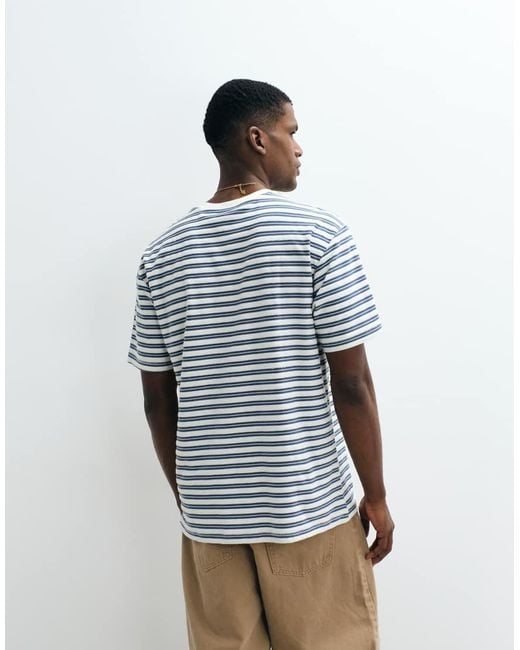 Only & Sons White Relaxed Fit T-shirt for men